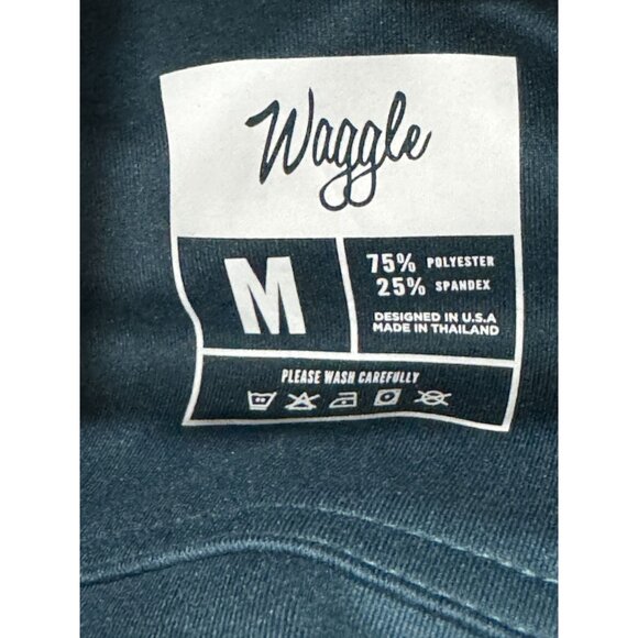 WAGGLE Men Loosey Goosey Quarter Zip Pullover MEDIUM - Picture 4 of 5